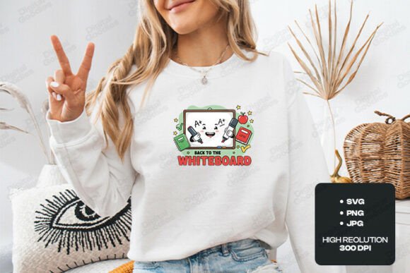 Back to the Whiteboard School Design: Graphics & T-Shirt Designs