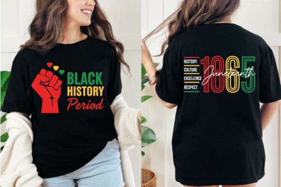 Black History Period Juneteenth SVG PNG Graphics