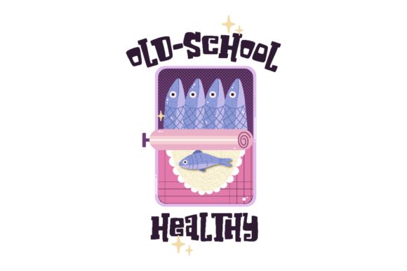 Old-School Healthy Graphics for Crafts