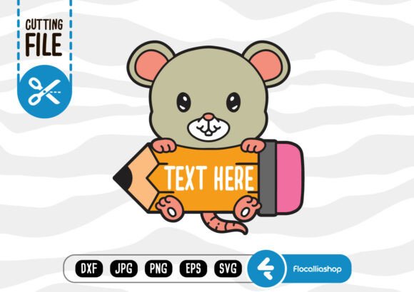 Pencil Name Border SVG & Mouse SVG: Crafts + Graphics Review