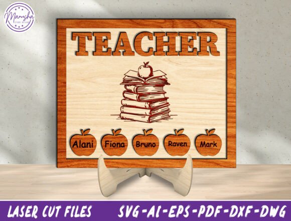 Personalized Teacher Gift Laser File: Laser Cutting for Other Celebrations