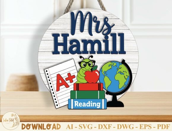 Teacher Door Sign SVG: Laser Cutting & Home Decor Asset Review